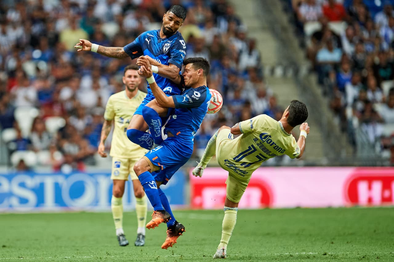 Por Rayados anotaron Stefan Medina, Mexi Meza y Rodrigo Aguirre; por el América 'Cabecita' Rodríguez y Alejandro Zendejas.
