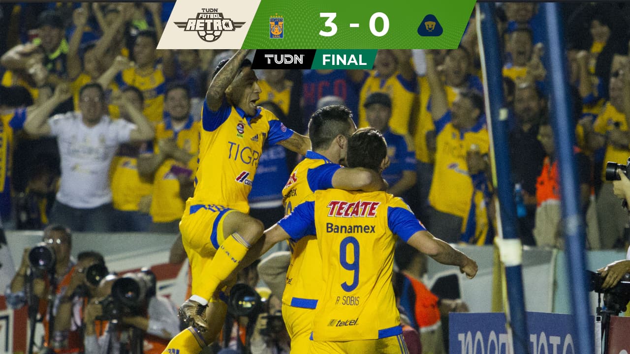 Futbol Retro | Tigres goleó a Pumas en la ida de la Final del Apertura 2015