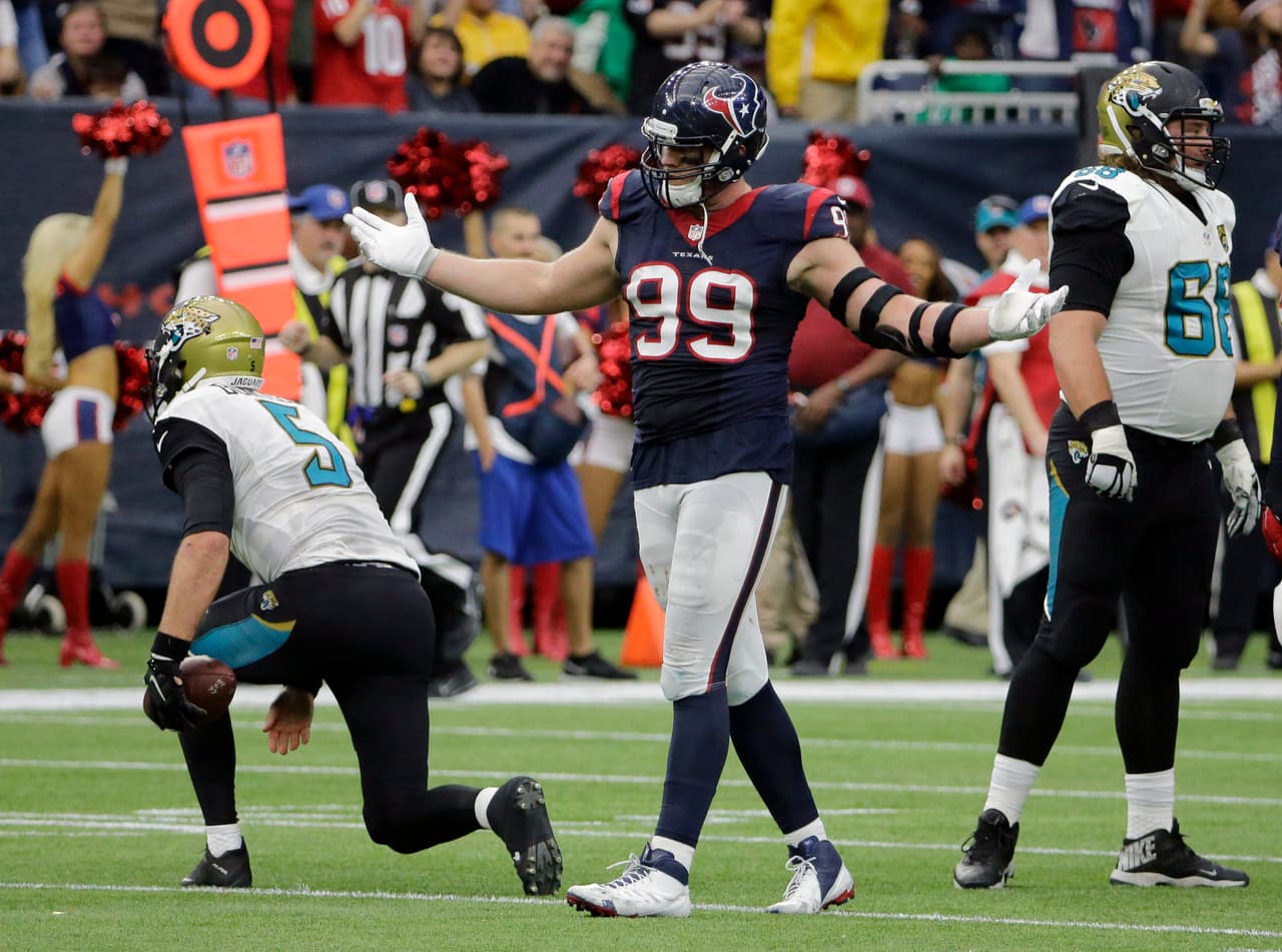 Los Houston Texans vencieron 30-6 a Jacksonville Jaguars para coronarse en la División Sur de la Conferencia Americana.