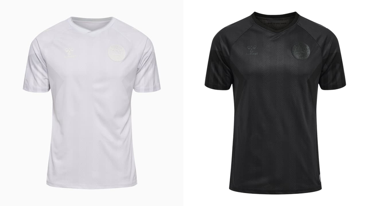 DINAMARCA, VISITANTE. Las distintas marcas patrocinadoras se han lucido con los diseños para el Mundial Qatar 2022.