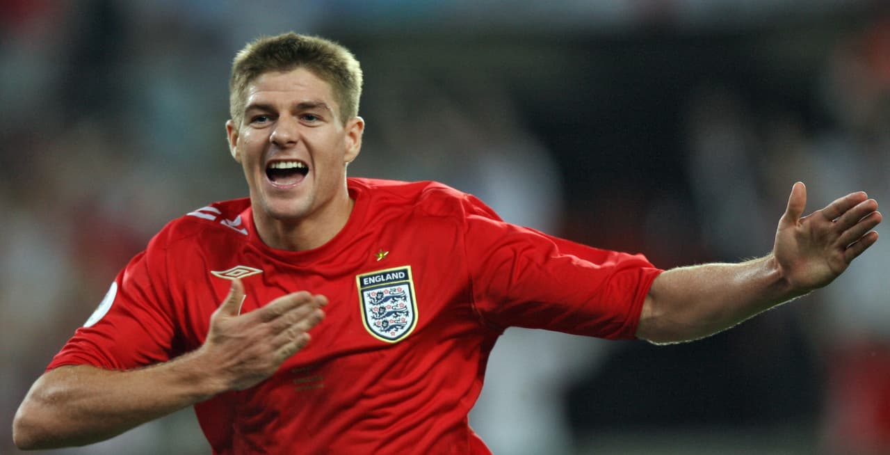 Gerrard, con dos tantos, fue goleador de Inglaterra en Alemania-2006. El volante hizo 19 goles con su país y cada vez que anotó su equipo no perdió el partido.
