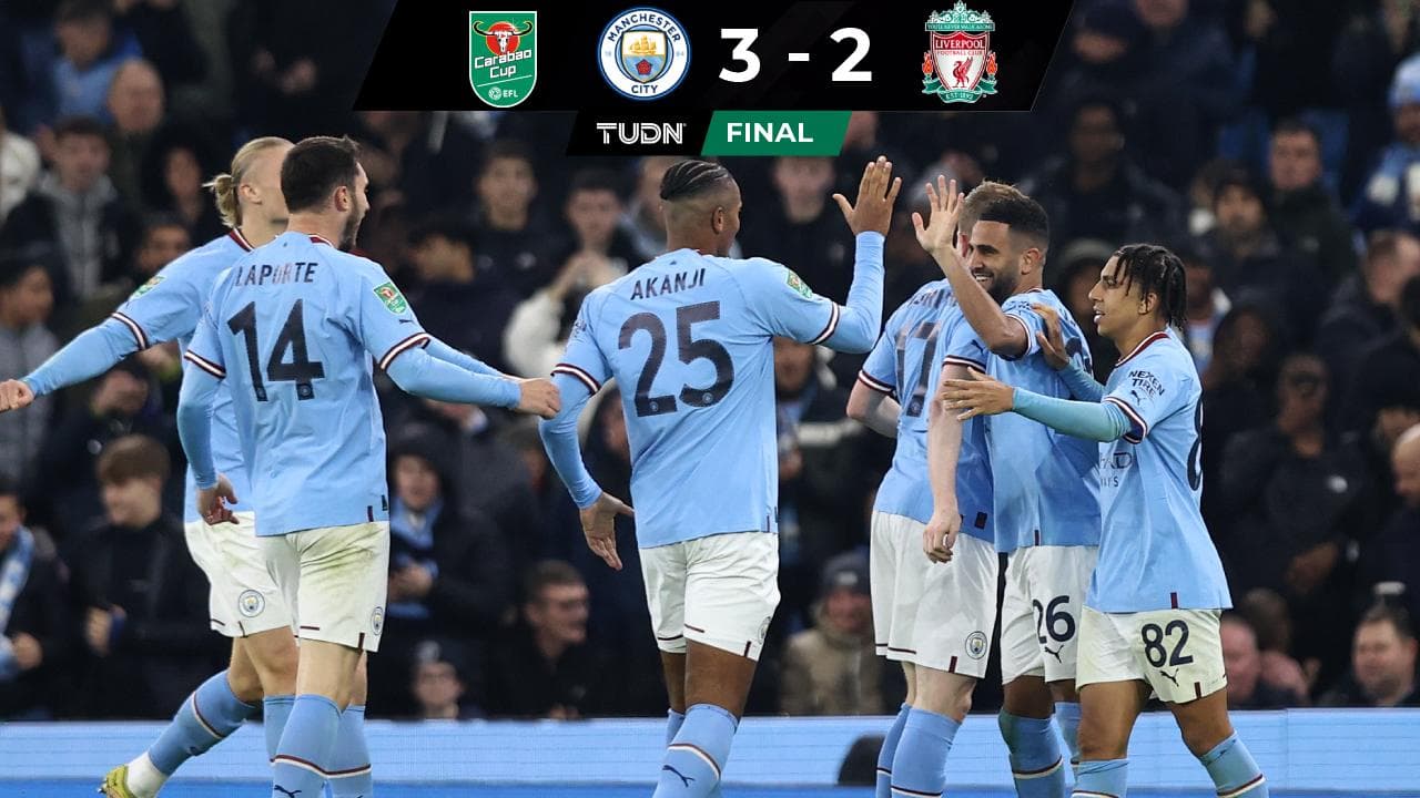 Carabao Cup: Manchester City derrota al Liverpool en un partidazo y se mete a Cuartos de Final