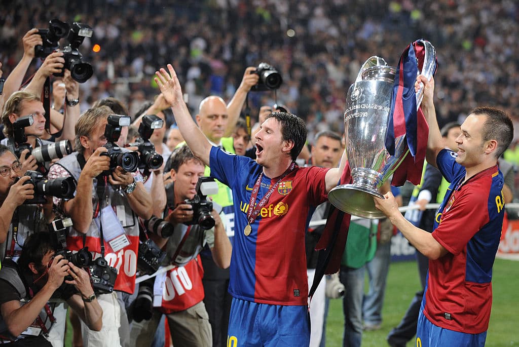 Lionel Messi sólo obtuvo una tarjeta roja vistiendo los colores blaugranas y fue en la final de la Supercopa de España ante el Athletic Club.