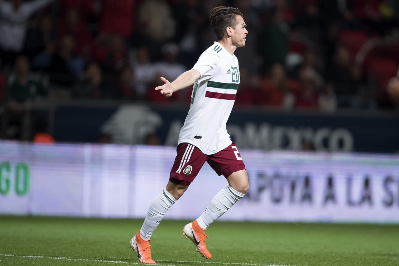 Jesús Ricardo Angulo (31’) marcó el segundo gol para México.