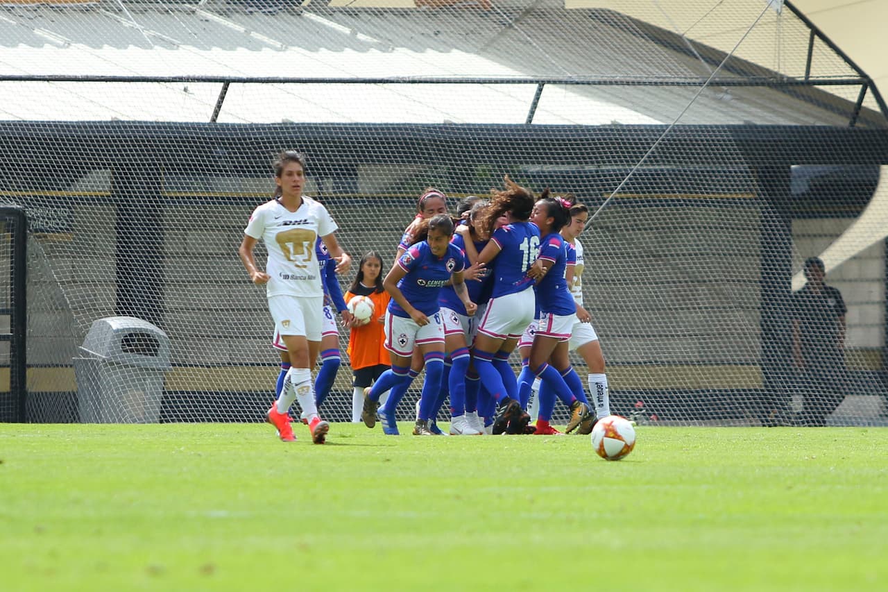 Ciudad de México, 3 de noviembre de 2018. , durante el partido de la jornada 17 del torneo Apertura 2018 de la Liga MX Femenil, entre las Pumaas de la UNAM y la Máquina Celeste del Cruz Azul, celebrado en La Cantera. Foto: Imago7/Alejandra Suárez