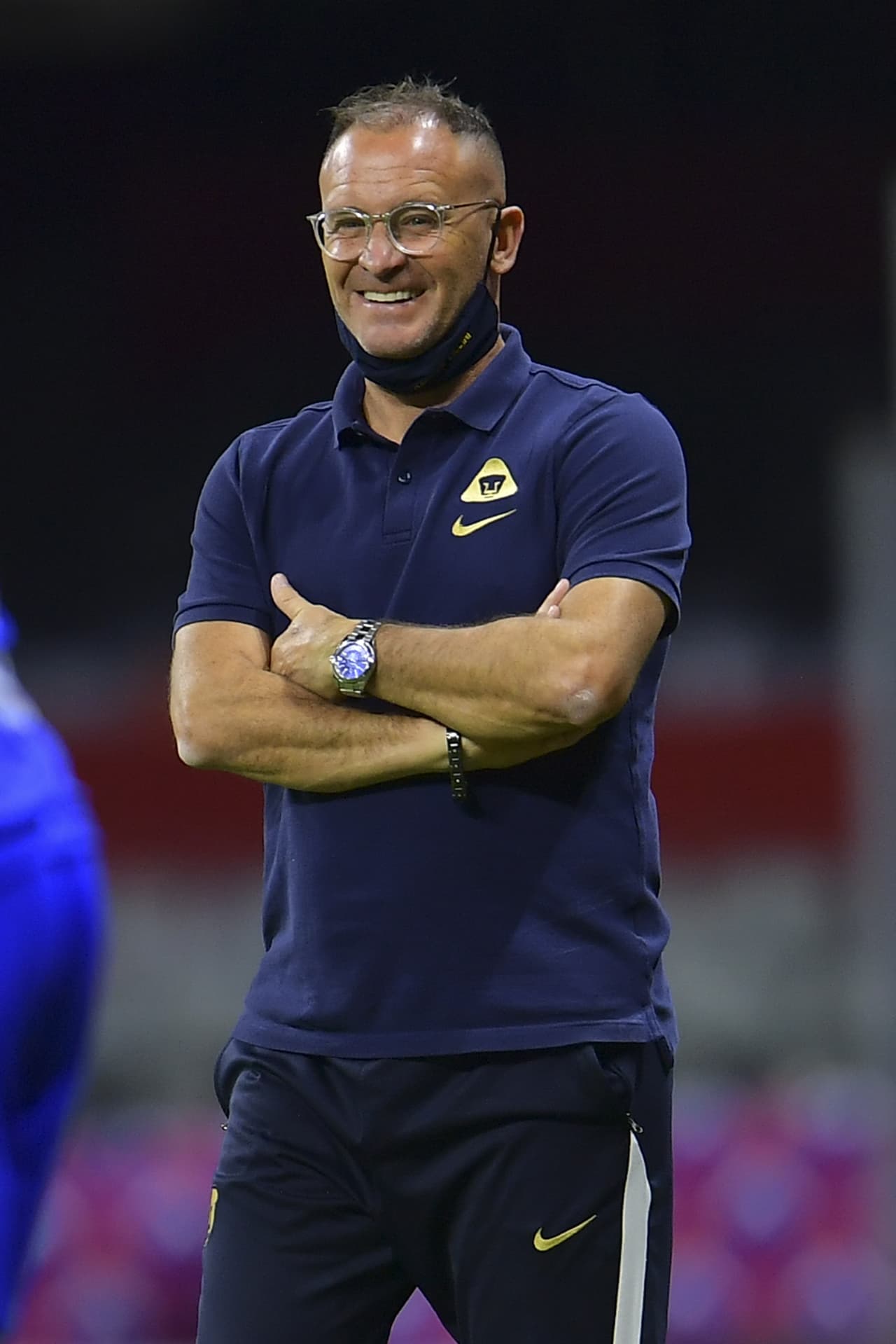 Andrés Lillini – En 2015, el entrenador de Pumas comenzaba a ser asistente técnico en el San Luis de Quilloa y posteriormente en Atlético Gimnasia y Esgrima.
<br>