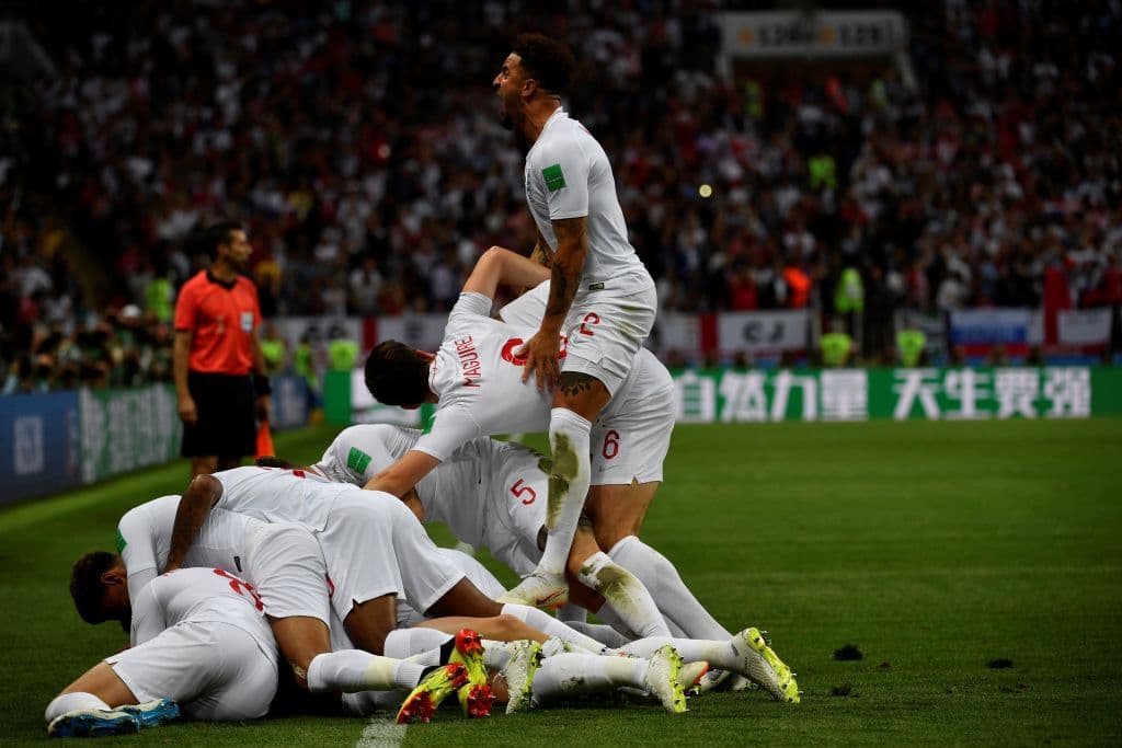 Inglaterra construía su camino hacia la final del Mundial con la mínima ventaja.