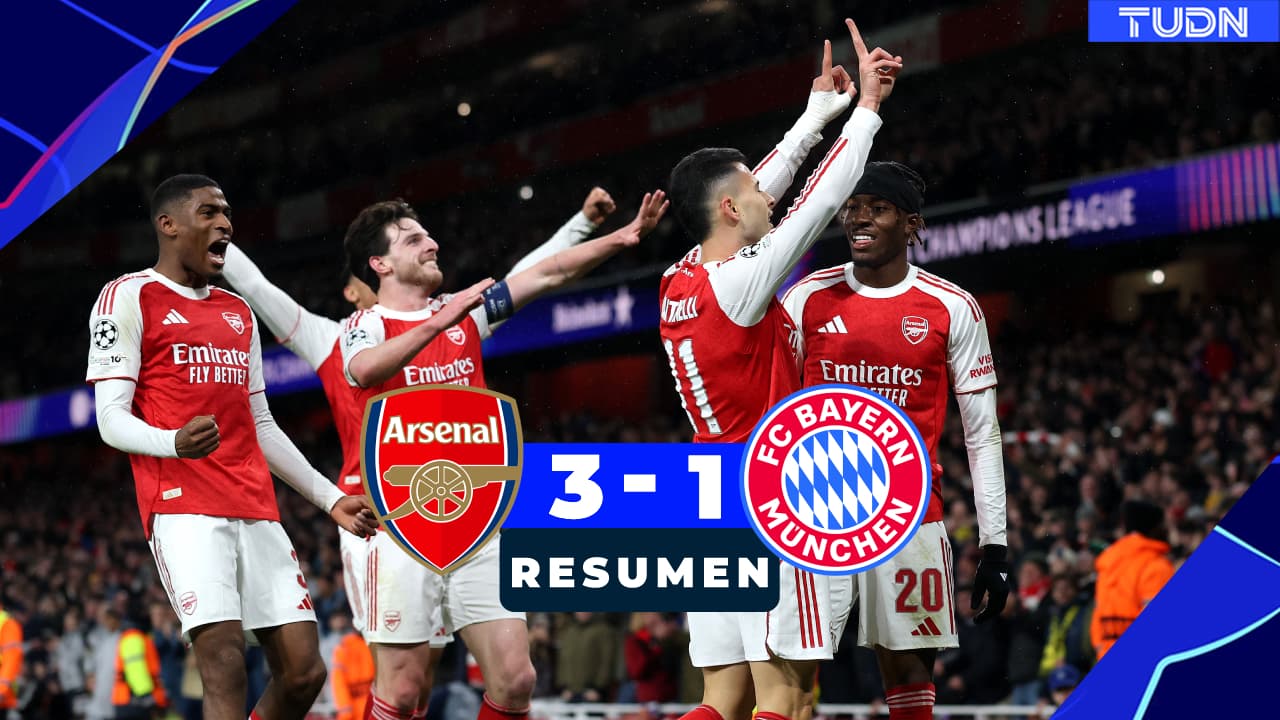 Arsenal mantiene la perfección con triunfo ante Bayern Múnich