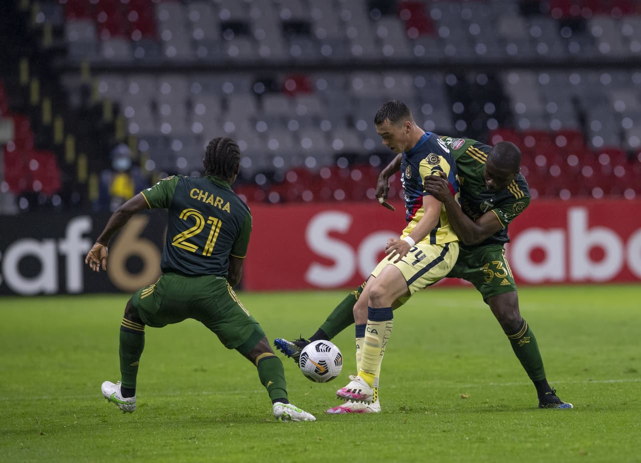 Las anotaciones de Federico Viñas y Leo Suárez, Américas vence 3-1 en casa al Portland Timbers y son el último clasificado a las semifinales de la Concacaf Liga de Campeones.
