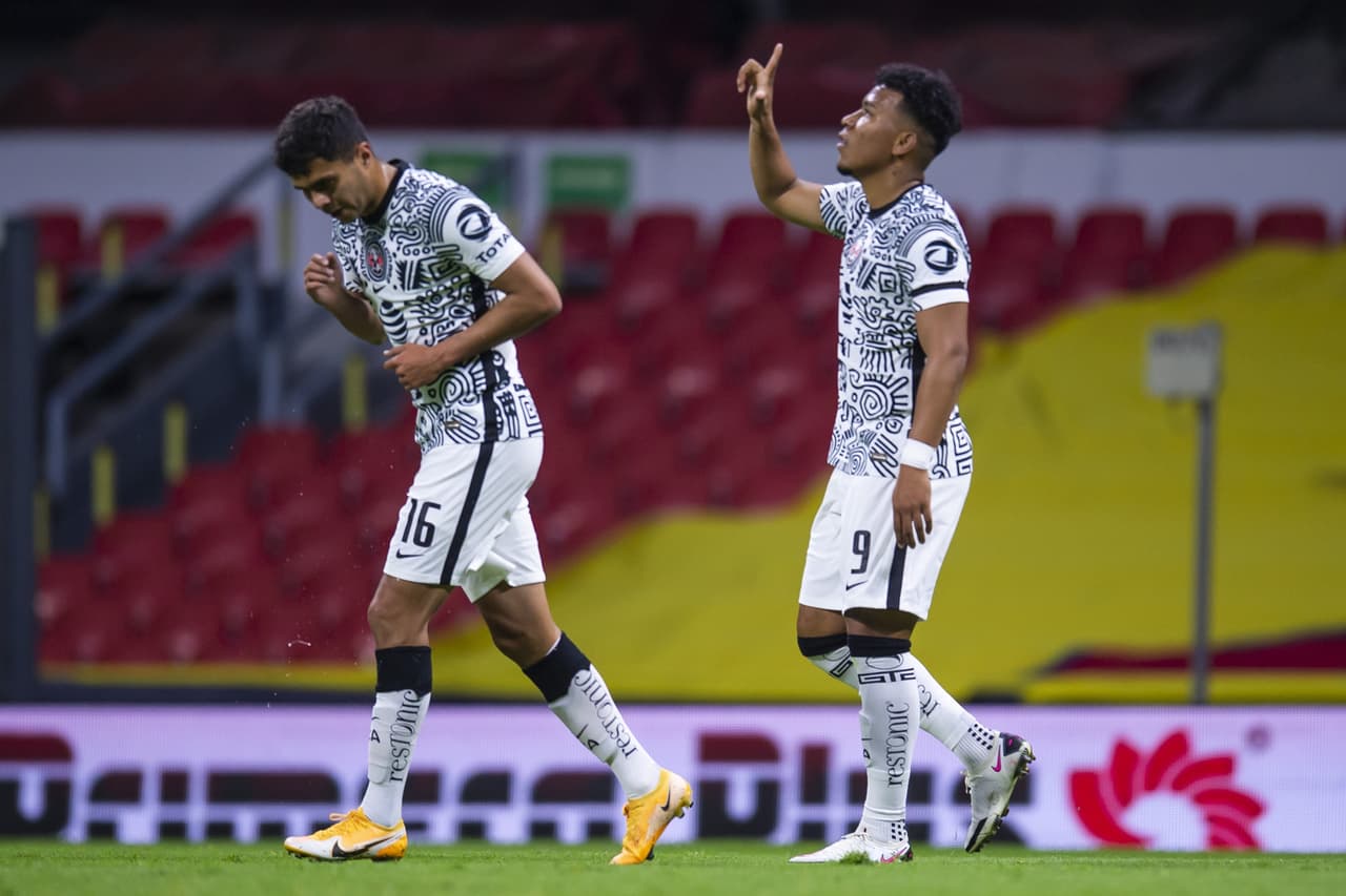 Con goles de Emanuel Aguilera y Roger Martínez, América vence 2-0 a Bravos y se adueñan de los tres puntos.