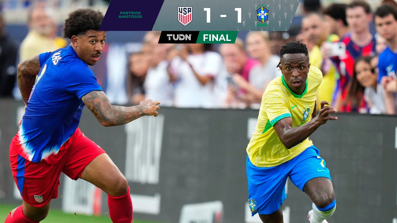 Brasil empata ante Estados Unidos en último amistoso previo a Copa América 2024