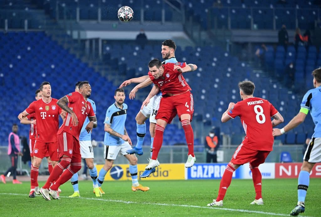 Bayern Munich golea a la Lazio 4-1 durante el partido de ida de la UEFA Champions League. Robert Lewandowsi abrió el marcador al minuto 9, seguido de Musiala al minuto 24 y Sané hizo lo propio al 42', al final, Acerbi, con autogol, marcaron la goleada sobre los de Inzaghi.