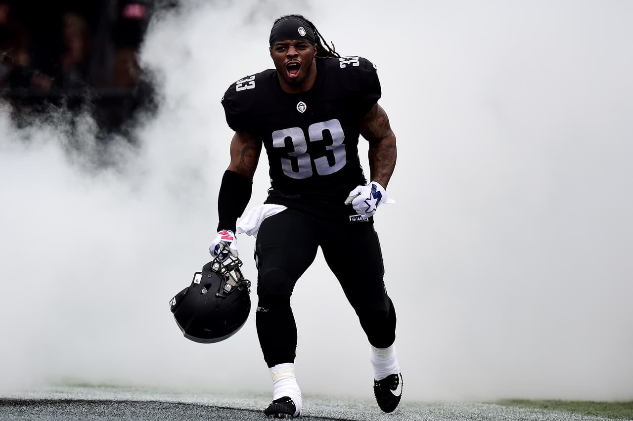 Trent Richardson of Birmingham Iron takes the field prior to their Alliance of American Football game against the Orlando Apollos.