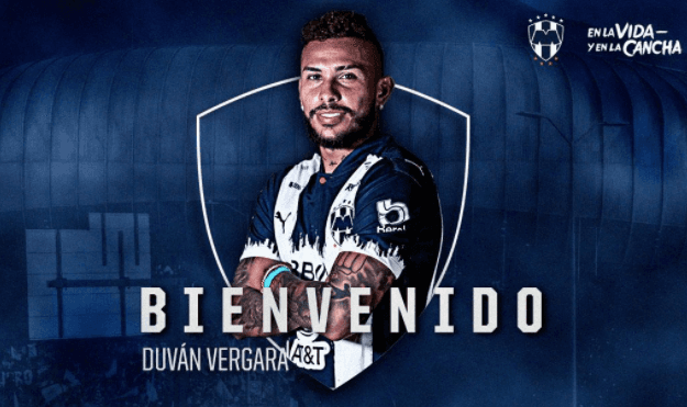 Duván Vergara es refuerzo de Rayados