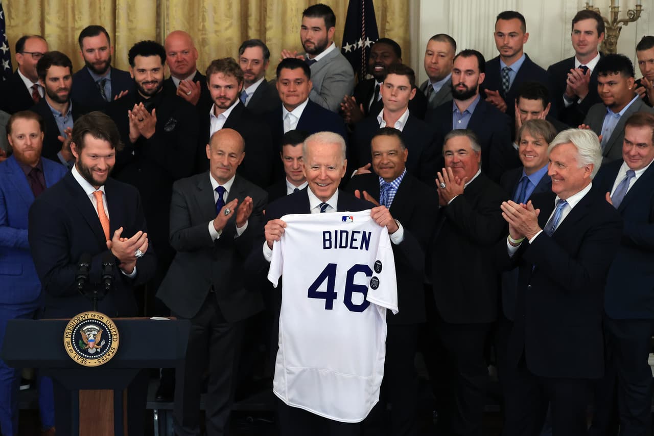 LA Dodgers Casa Blanca Joe Biden