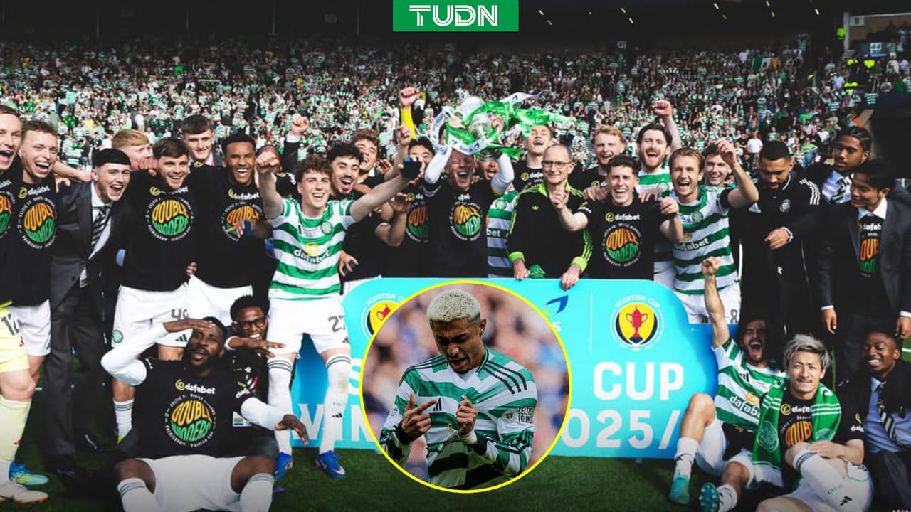 ¡Doblete escocés! Araujo celebra otro campeonato con Celtic