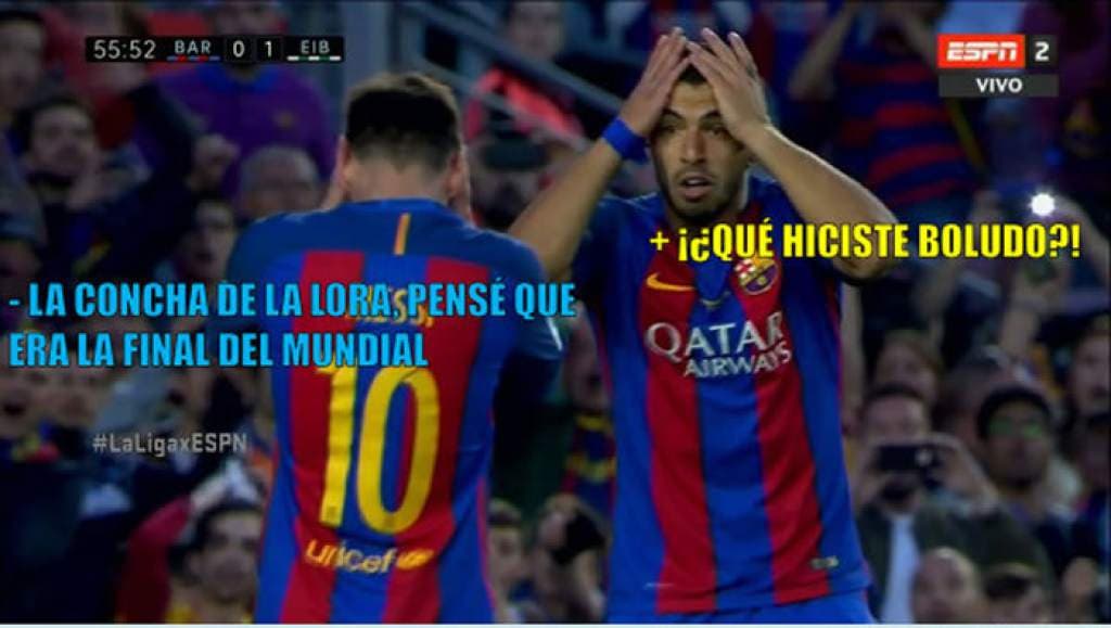 El título de Real Madrid en la Liga de España abrió la puerta a todo tipo de memes en burla al propio equipo blanco, a Barcelona y a Lionel Messi, que vieron a su gran rival coronarse a nivel local y lo ven finalista del continente.