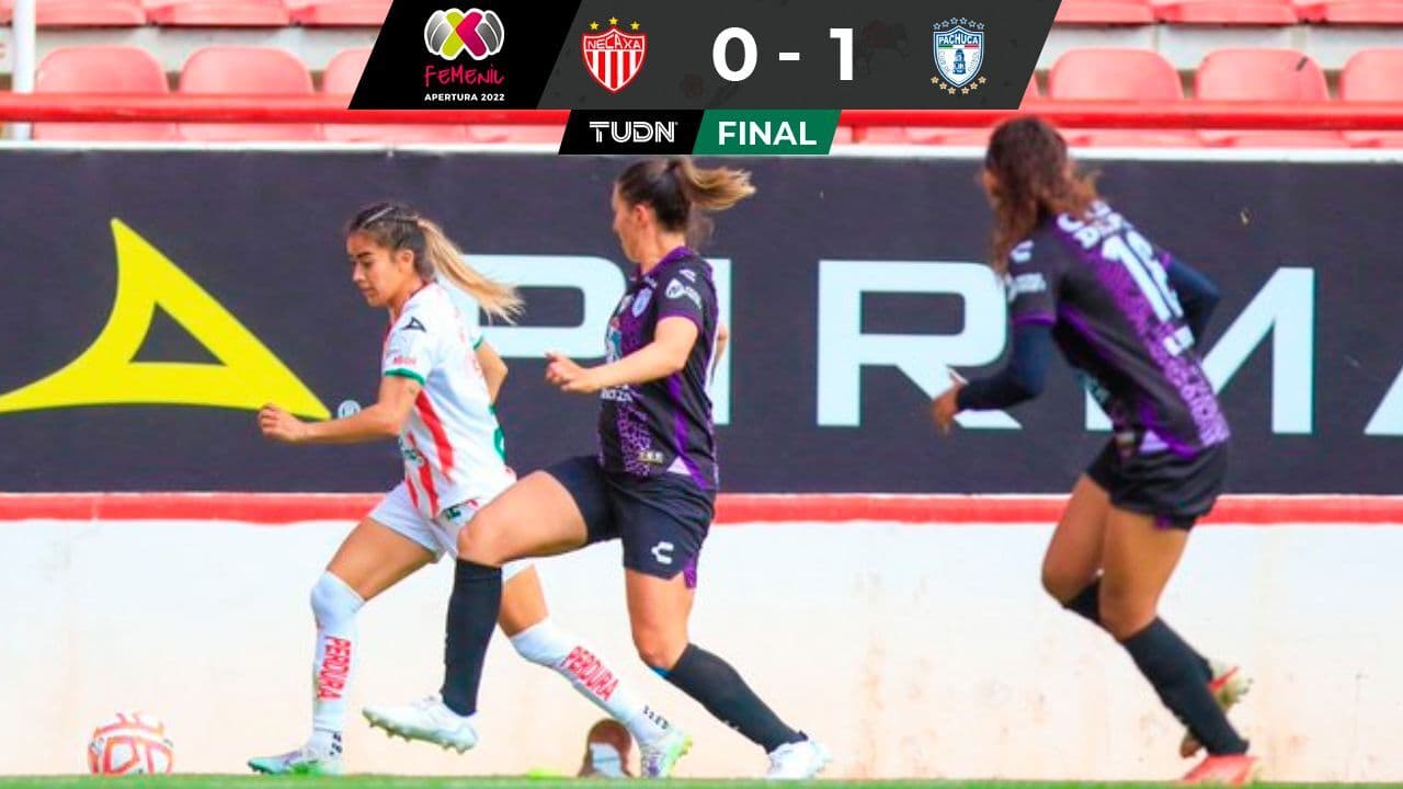 Pachuca femenil se impone de visita al Necaxa y aprieta por liguilla