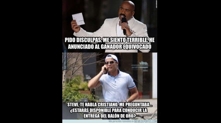 Los memes del quinto Balón de Oro de Messi