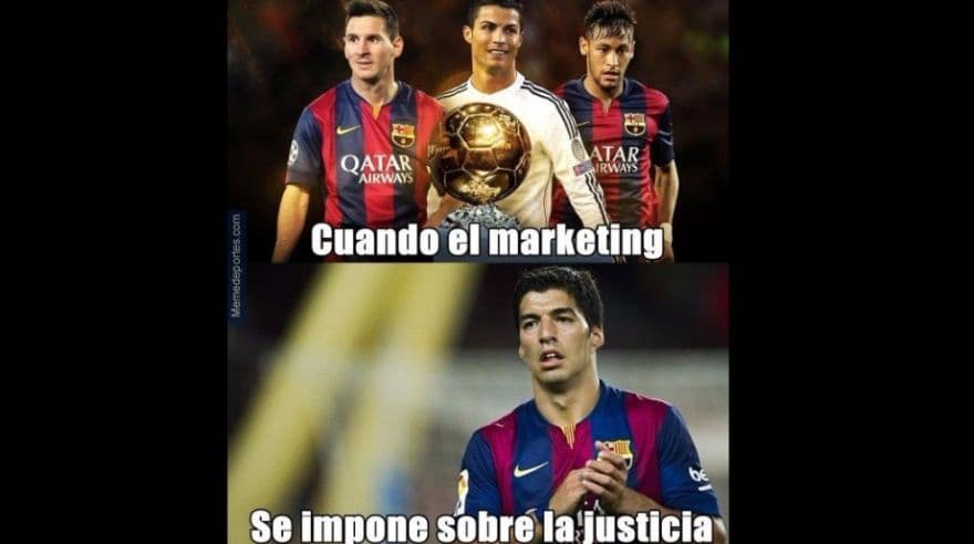 Los memes del quinto Balón de Oro de Messi