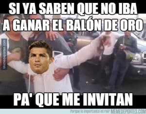 Los memes del quinto Balón de Oro de Messi