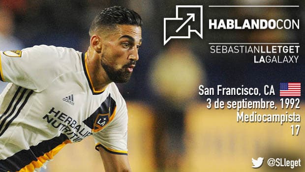 Hablando con Sebastian Lletget del LA Galaxy: "Es difícil ser primeros, pero no imposible"
