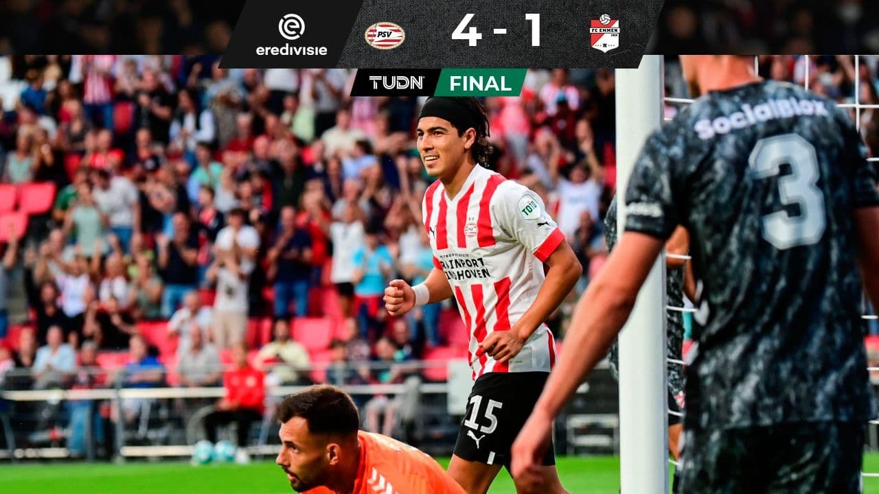 Insólito autogol del Emmen en caída ante PSV; 'Guti' juega los 90'
