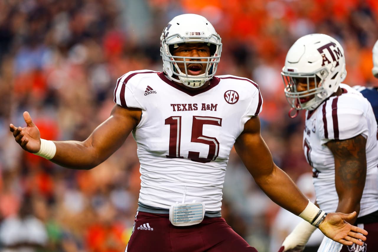 <i># 1 <b>MYLES GARRETT</b> – DE | Texas A&M</i>
<br>