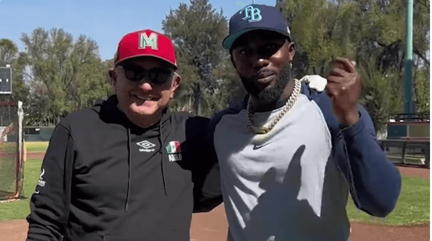 AMLO se mide a Randy Arozarena en un duelo de jonrones