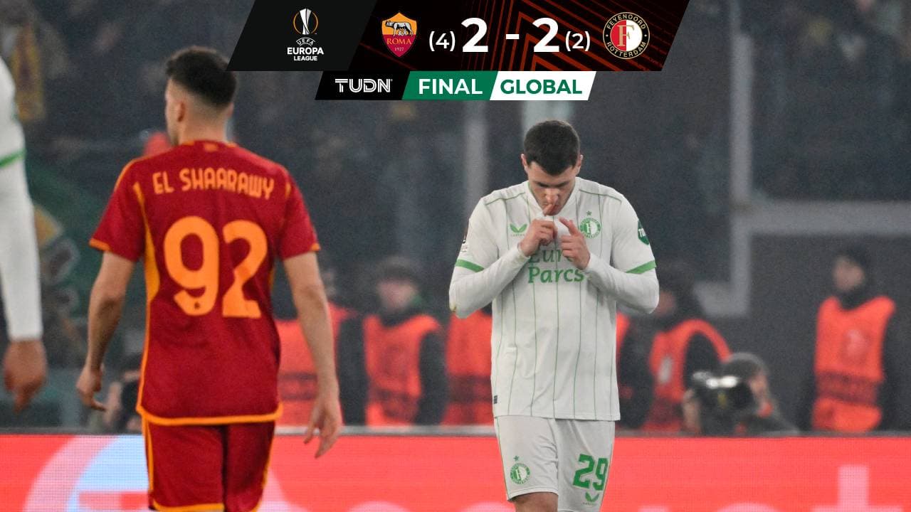 Santi Giménez rompe su sequía, pero Feyenoord se va de la Europa League en penales