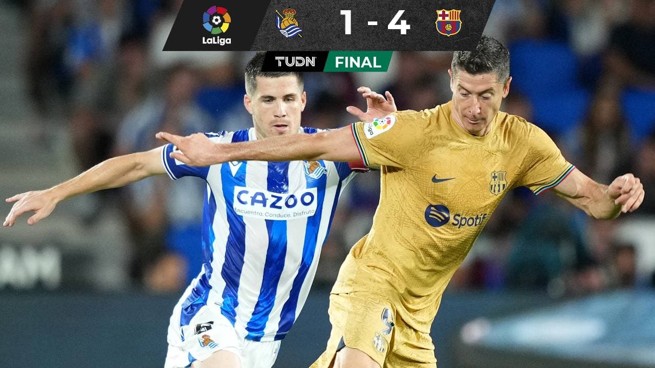 Real Sociedad 1-4 Barcelona, resultado goles y resumen