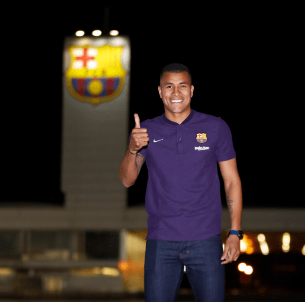 El colombiano se sumó a préstamo por seis meses con una opción de compra por 25 millones de euros, en caso de que el club blaugrana quede satisfecho con su rendimiento.