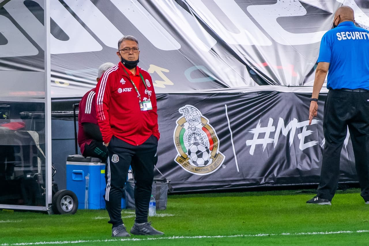 Gerardo Martino Mexico head Coach during the friendly game Mexico vs Iceland, prior to the final four of the Concacaf Nations League, at the AT-T Stadium, on May 29, 2021.
<br>
<br> Gerardo Martinez Director Tecnico de Mexico durante el partido amistoso Mexico vs Islandia, previo al final four de la Liga de Naciones de la Concacaf, en el Estadio AT-T, el 29 de mayo de 2021.