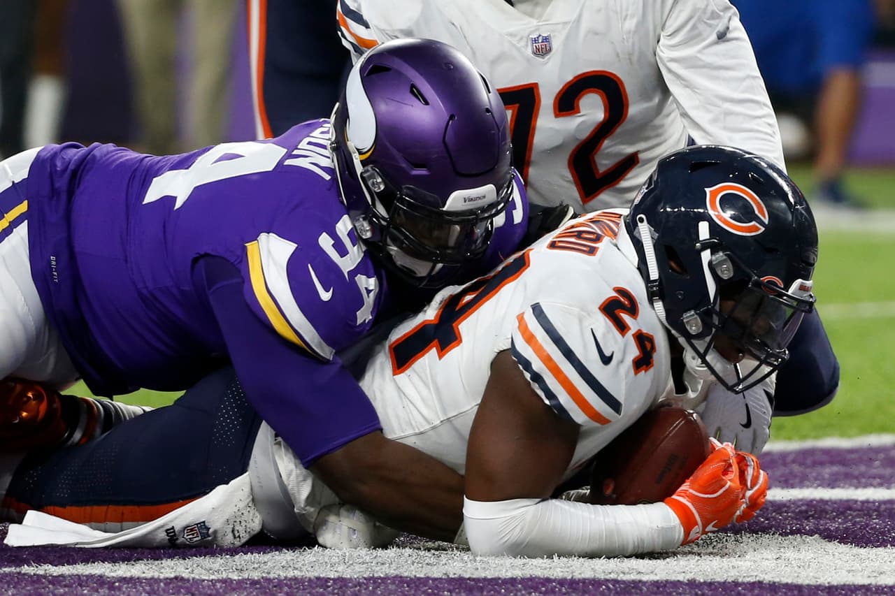 Un duro descalabro sufrieron los Minnesota Vikings al caer en casa 24-10 ante los Chicago Bears.