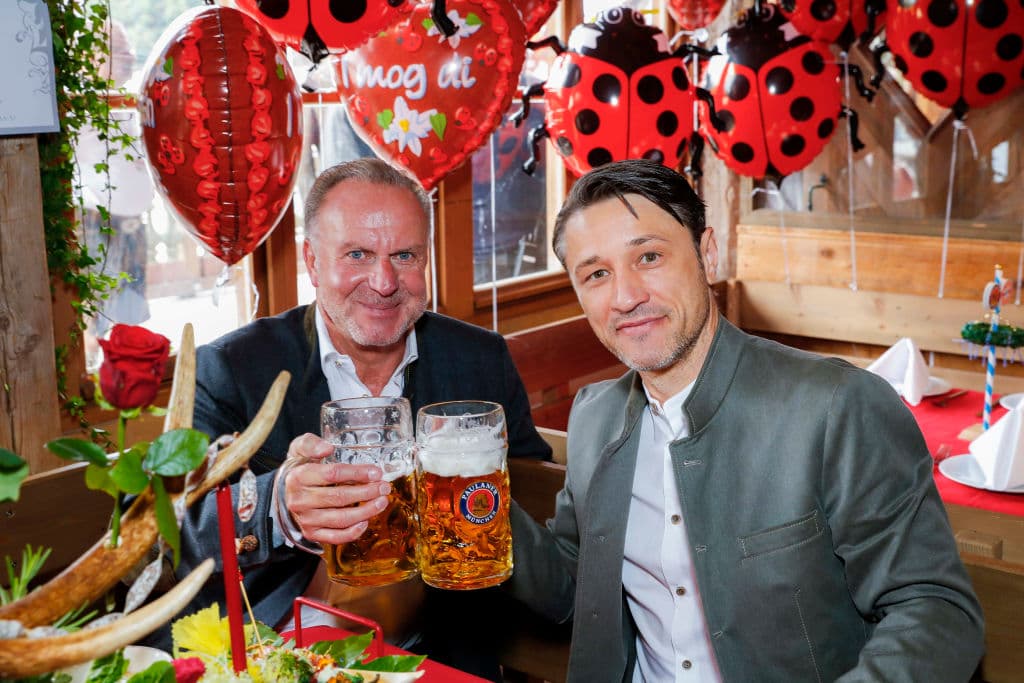 Karl-Heinz Rummenigge y el técnico Niko Kovac.