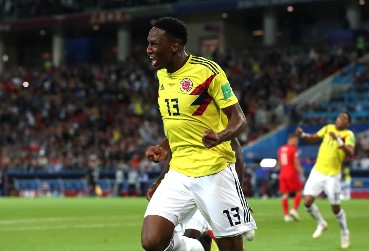 Además de cumplir en defensa, Yerry fue héroe de la selección cafetera con tres goles en cuatro partidos. El más importante ante Inglaterra para forzar la prórroga en los octavos de final.