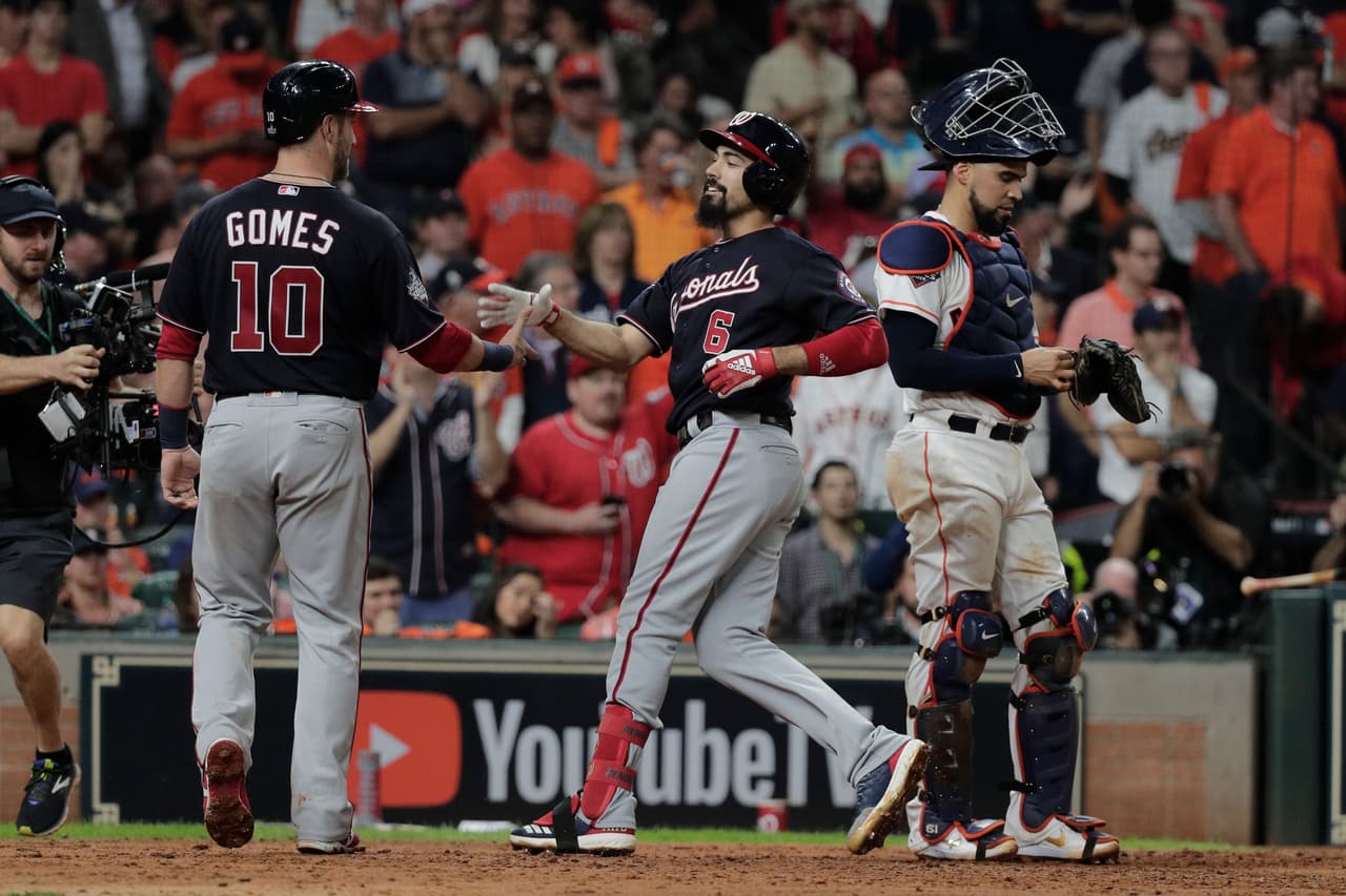 Washington Nationals dan la vuelta en la quinta entrada y obligan a jugar el séptimo de la serie.