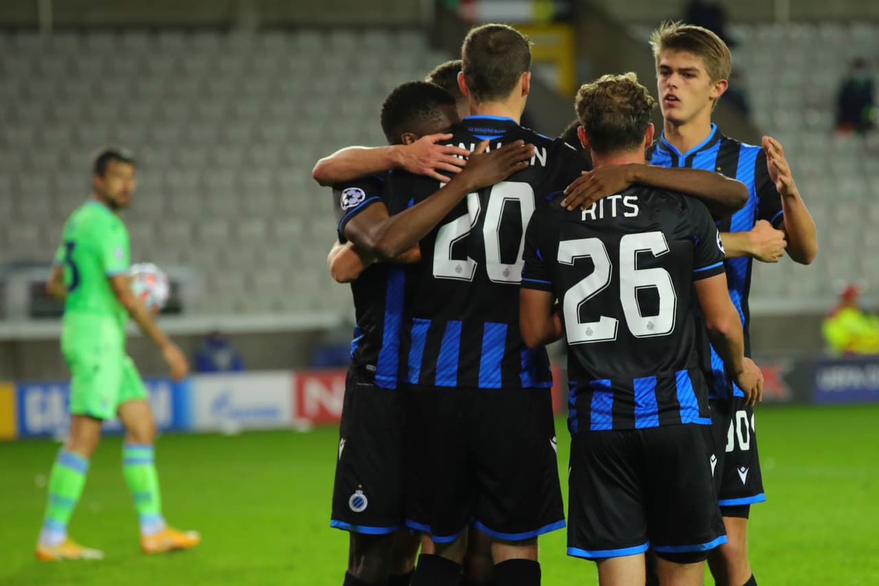 Brugge y Lazio repartieron unidades tras igualar a un gol. Brujas recibirá al Dortmund y Lazio visitará al Zenit en la siguiente jornada de la Champions.