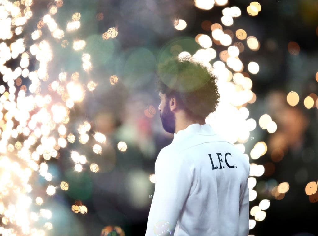 Las espectaculares postales que enmarcan la temporada de ensueño del Liverpool | ¡Salah sacando chispas! La toma fue en un duelo ante West Ham.