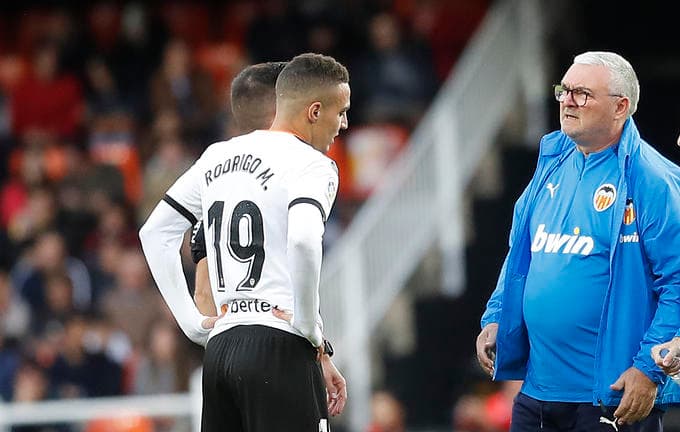 Juan Aliaga, médico del equipo Valencia.