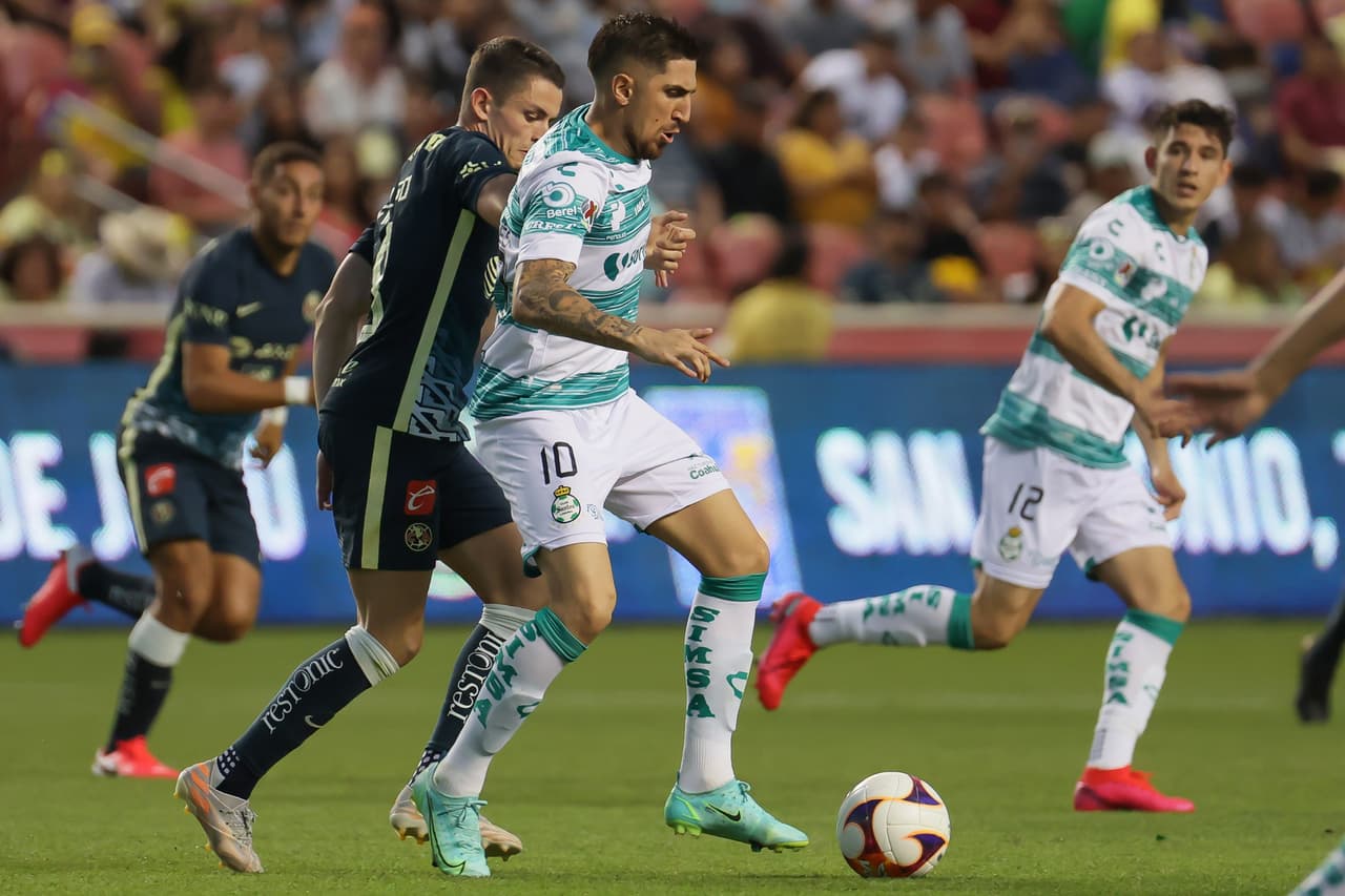 Roger Martínez hizo un golazo que fue suficiente para que el América derrotara a Santos en un duelo de preparación de cara al arranque del Apertura 2021.