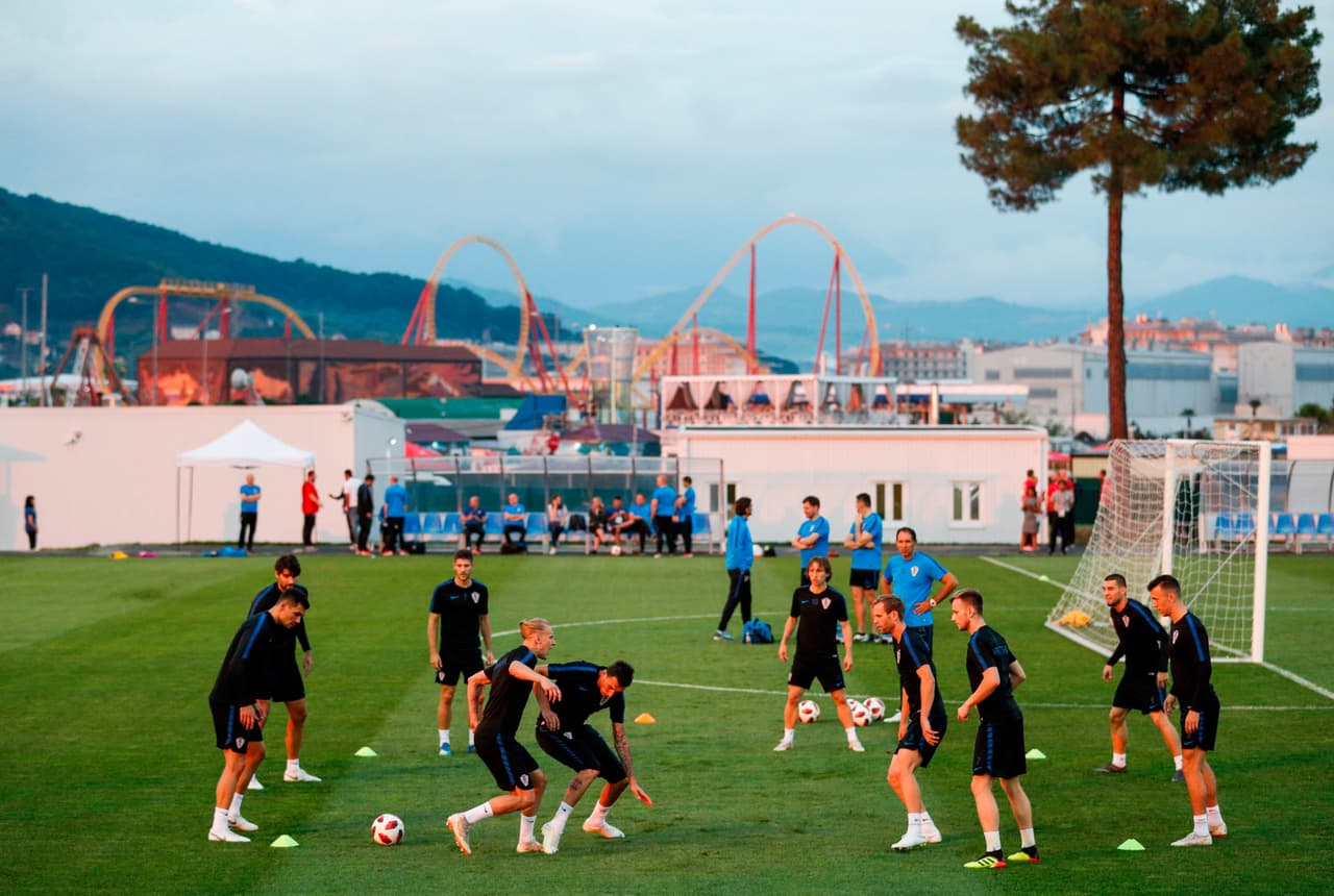 Croacia también tiene la cita con la historia ante los rusos. Su entrenamiento fue en el Park Arena de Sochi, cerca de la villa de los Juegos Olímpicos de Invierno.
