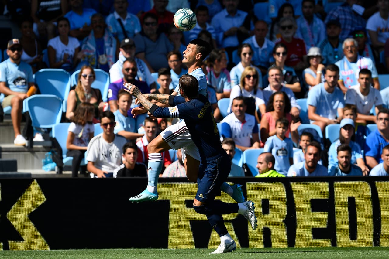 El Real Madrid venció 3-1 al Celta de Vigo con buena actuación de Bale y Benzema. Modric fue expulsado al 56'.