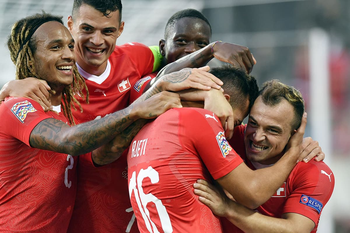 En el Kybunpark de San Gallo, Suiza goleó por 6-0 a Islandia en duelo del Grupo 2 de la Liga A de la UEFA Nations League.