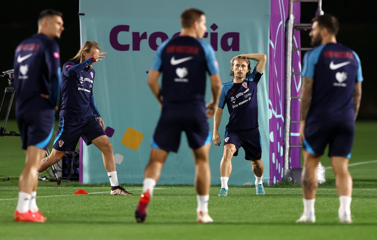 Croacia entrena con dos ausencias previo al partido ante Marruecos
