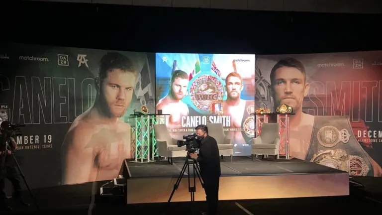 En Vivo Saúl Canelo Álvarez Y Callum Smith Calientan La Pelea Tudn