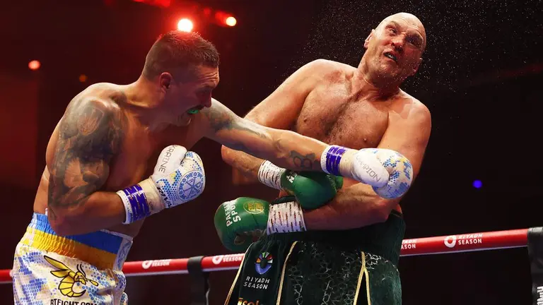 Fúria de Tyson vs.  Oleksandr Usyk: o ucraniano é o primeiro vencedor indiscutível do século posteriormente a luta do ano |  Boxe TUDN