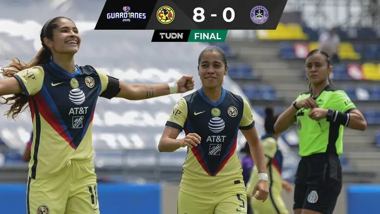 daniela espinosa hace historia en goleada del américa tudn liga mx