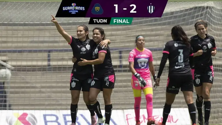 Liga Bbva Mx Femenil Pumas 1 2 Monterrey Resultado Goles Y Videos