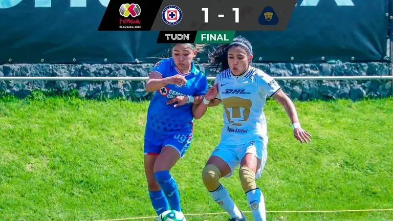 Liga MX Femenil: Pumas Rescata Empate De último Minuto Ante Cruz Azul ...